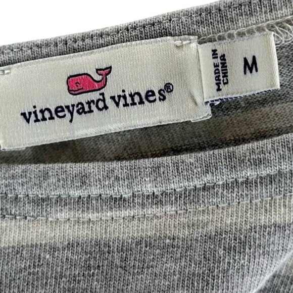 Vineyard Vines Dress Stripes, 3/4 Sleeve, Mini Dress Size M - Picture 6 of 9